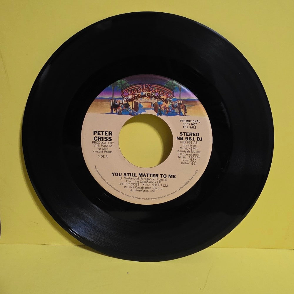 Peter Chris  - You Still Matter To Me / Promo  - 1979 - NB 961 DJ - Used - VG++ - Vinyl