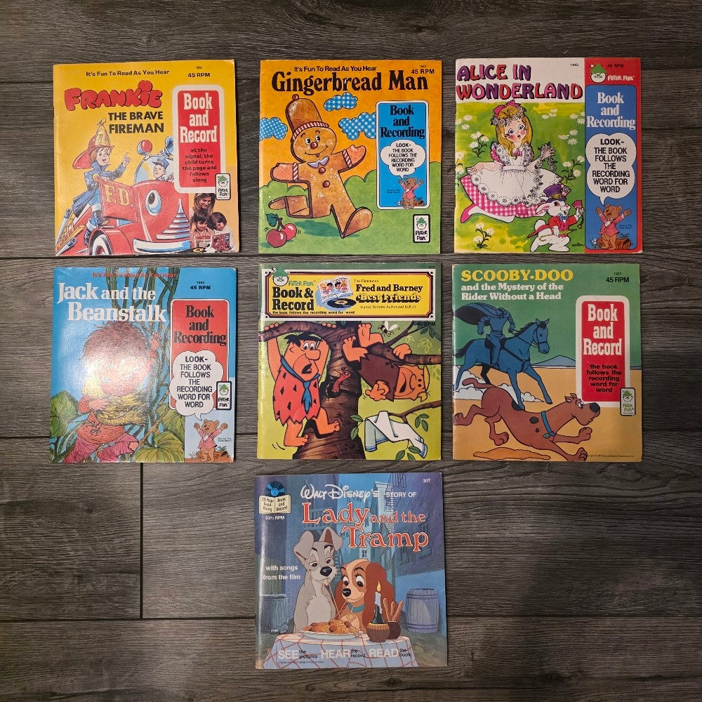 Peter Pan / Disney  - Lot Of 7 Peter Pan / Disney Book +45  - Used - VG+, VG++ - Vinyl