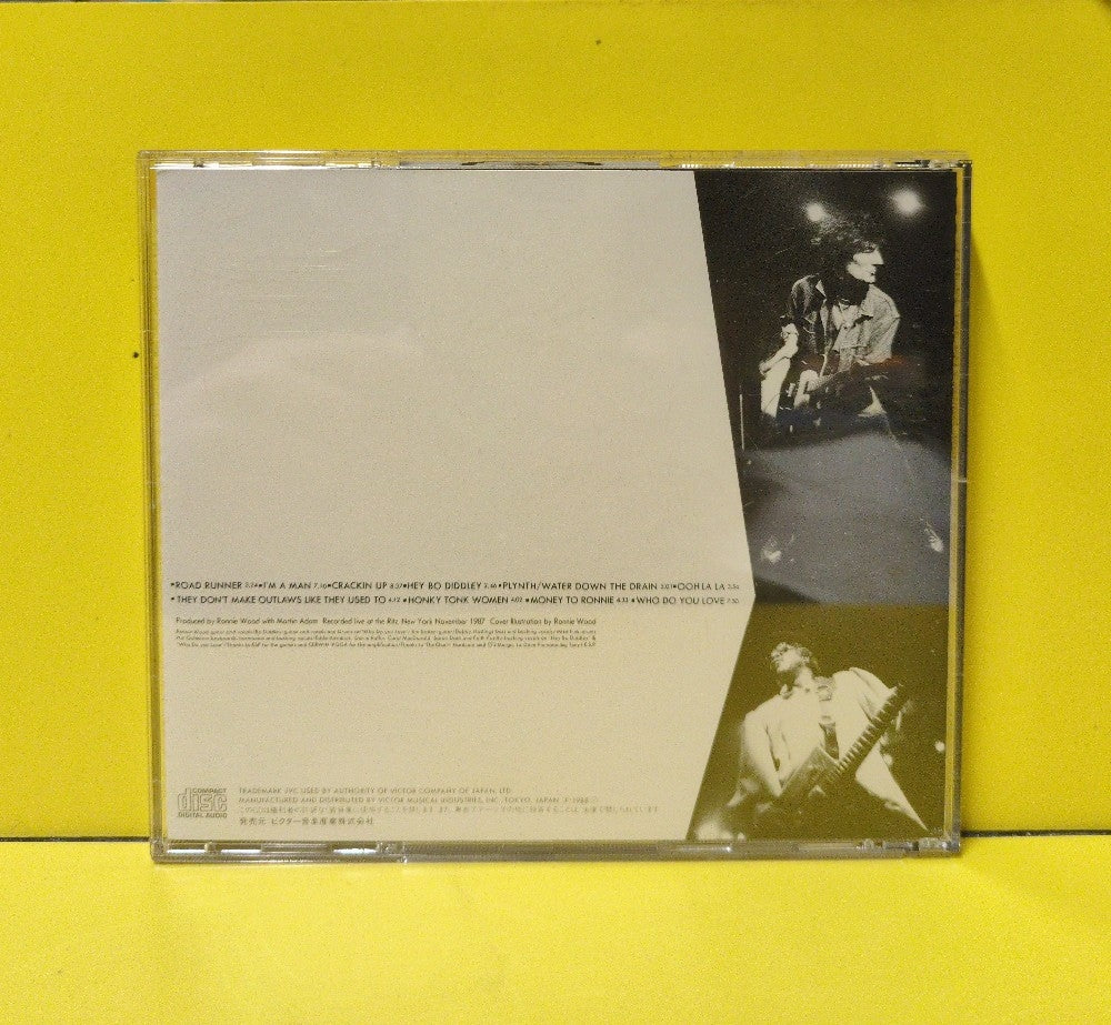 Ronnie Wood, Bo Diddley - Live At The Ritz - 1988 - VDPZ-1329 - Used - EX - CDs - Japan Import