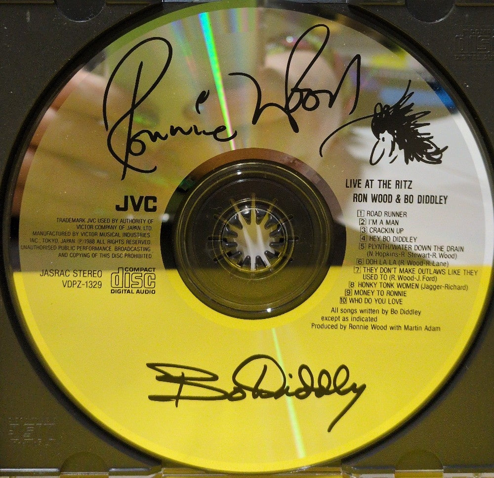 Ronnie Wood, Bo Diddley - Live At The Ritz - 1988 - VDPZ-1329 - Used - EX - CDs - Japan Import