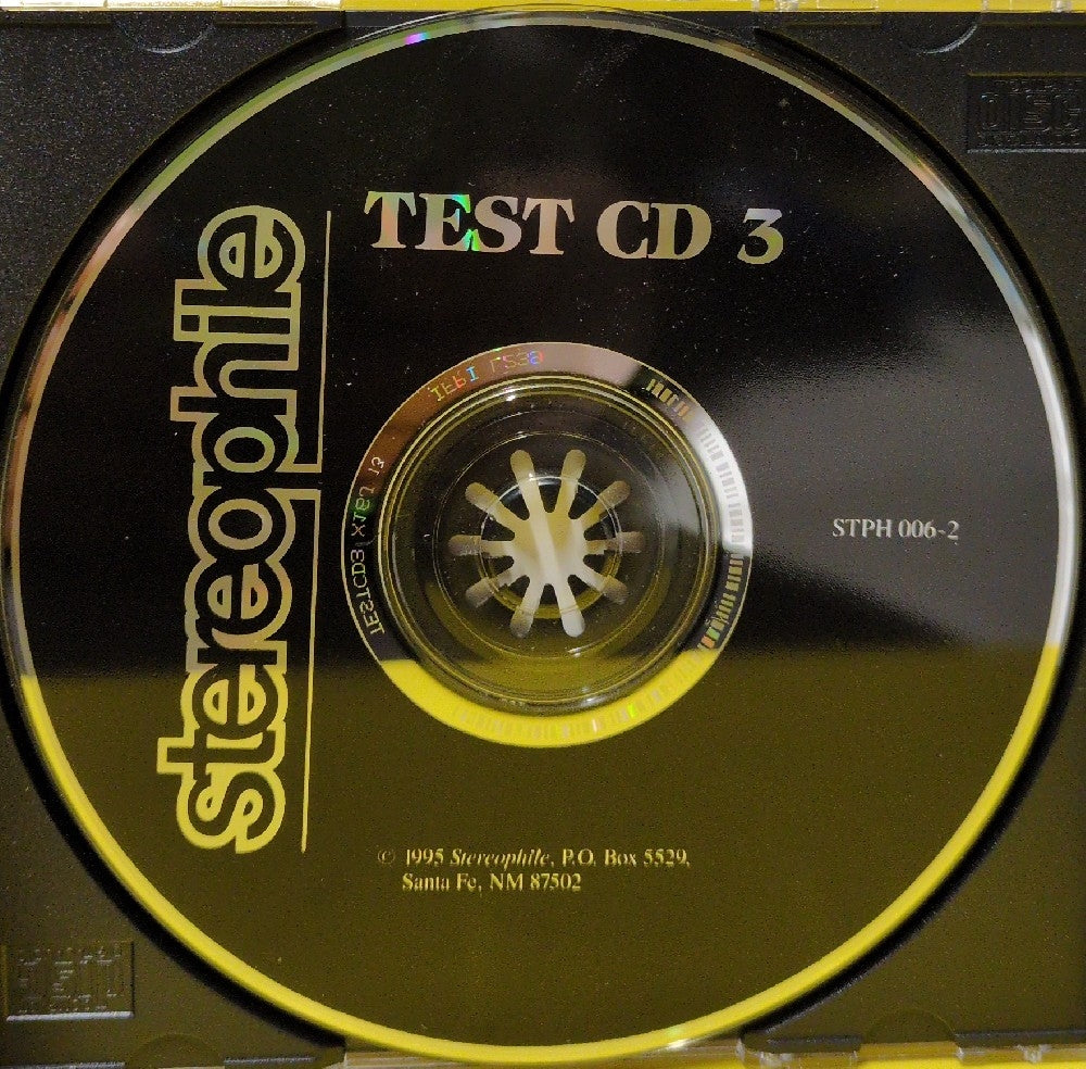 Various - Stereophile Test CD 3 - 1995 - STPH 006-2 - Used - EX - CDs