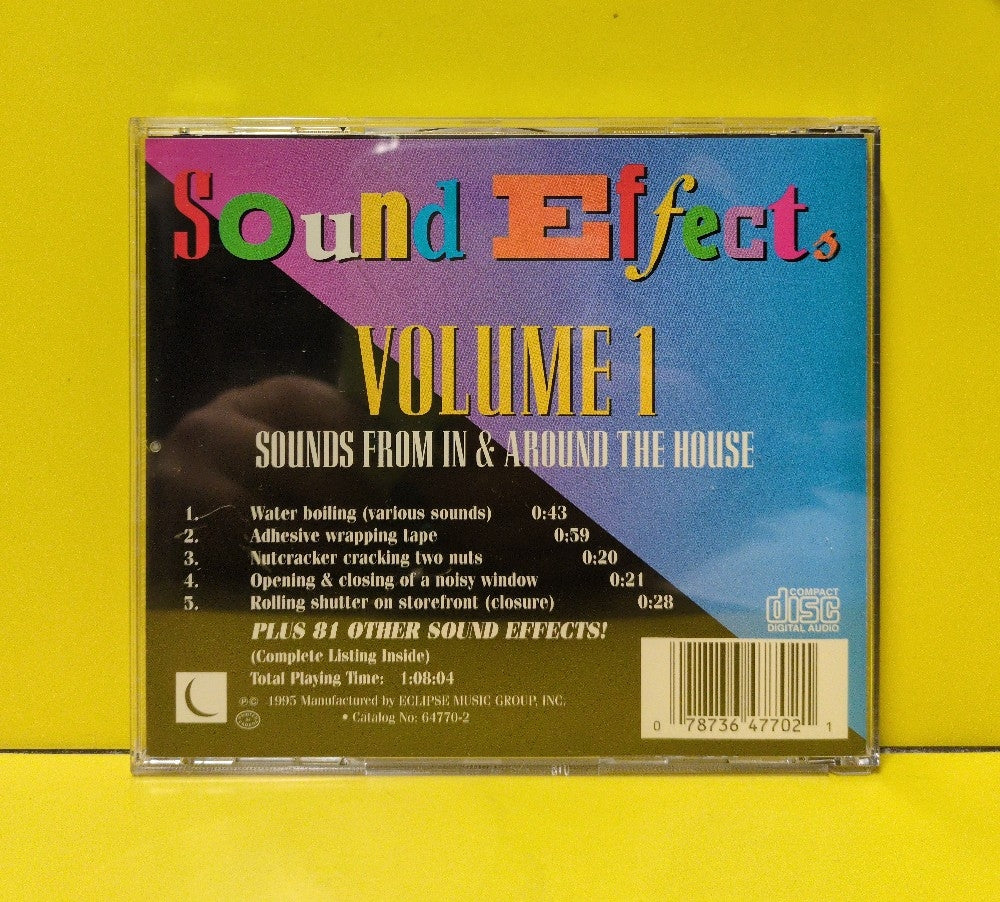 Various - Sound Effects Volume 1: Sounds From In & Around The House - 1995 - #64770-2 - Used - EX - CDs - Germany Import