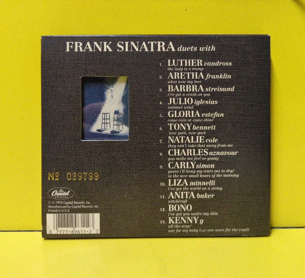 Frank Sinatra - Duets - 1993 - CDP 0777 789611 2 3 - Used - EX - CDs - Numbered - Cardboard Slipcover