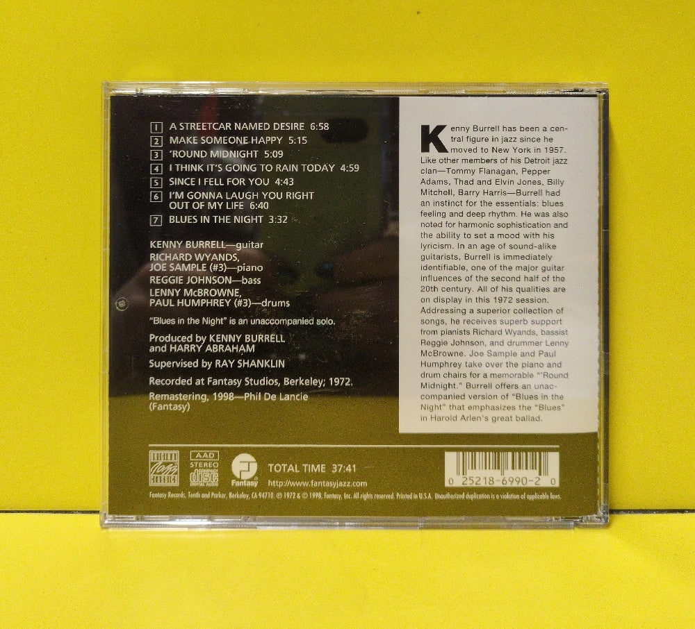 Kenny Burrell - 'Round Midnight - 1998 - OJCCD-990-2 - Used - EX - CDs - Reissue - Remastered