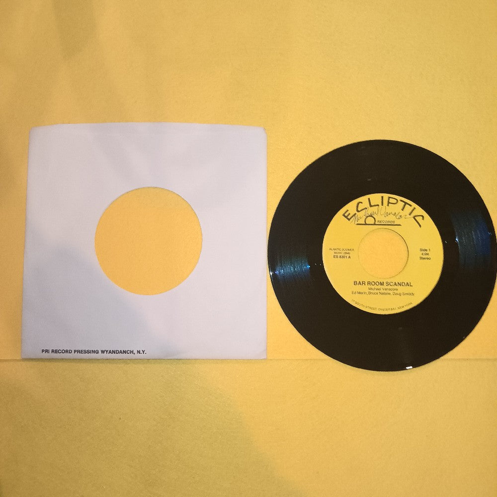 Michael Vanacore AUTOGRAPH - Bar Room Scandal / Triggered Off 7" 45RPM - 1983 - ES 8301 - Used - VG+ - Vinyl