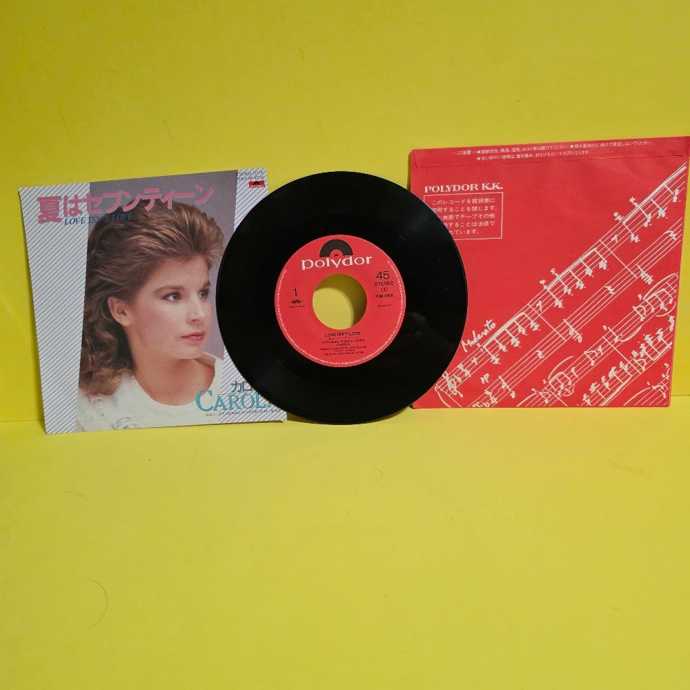Carola - Love Isn't Love - 1984 - 7DM0108 - Used - NM - Vinyl