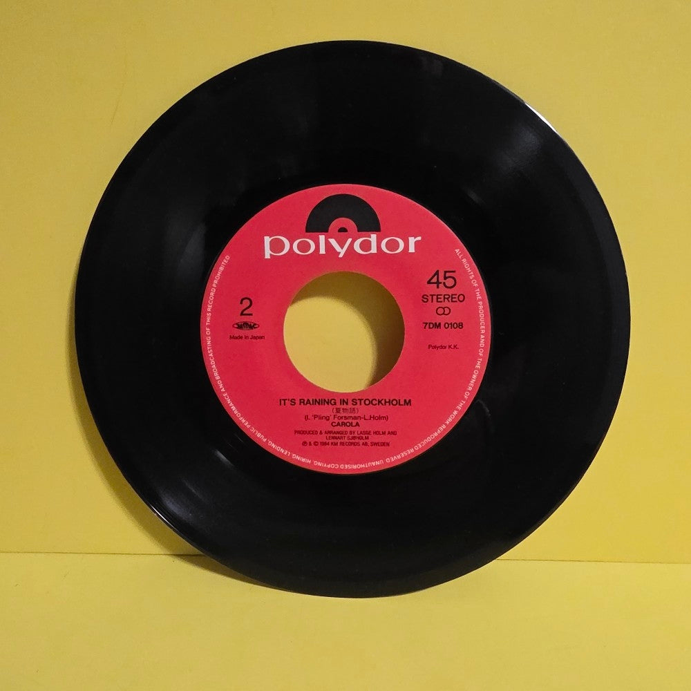 Carola - Love Isn't Love - 1984 - 7DM0108 - Used - NM - Vinyl