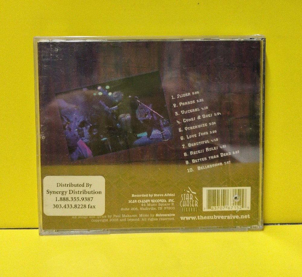 Subversive - Antihero - 2003 - New - Sealed - CDs