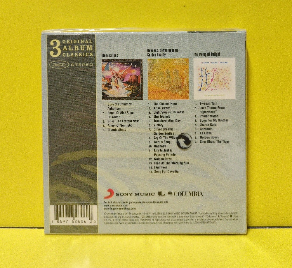 Santana - 3 Original Album Classics - 2010 - 88697626062 - New - Sealed - CDs - 3xCD Box Set - European Import