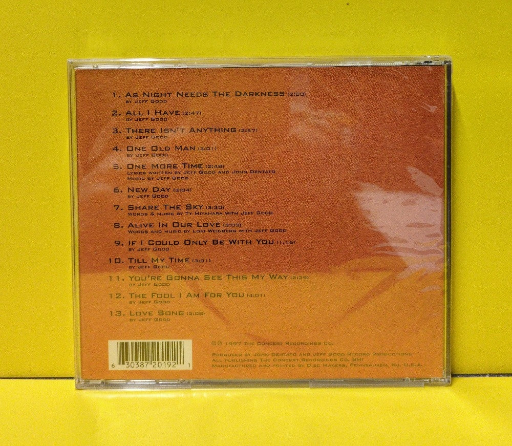 Jeff Good - The Artist Part One - 1997 - 2019 - New - Sealed - CDs
