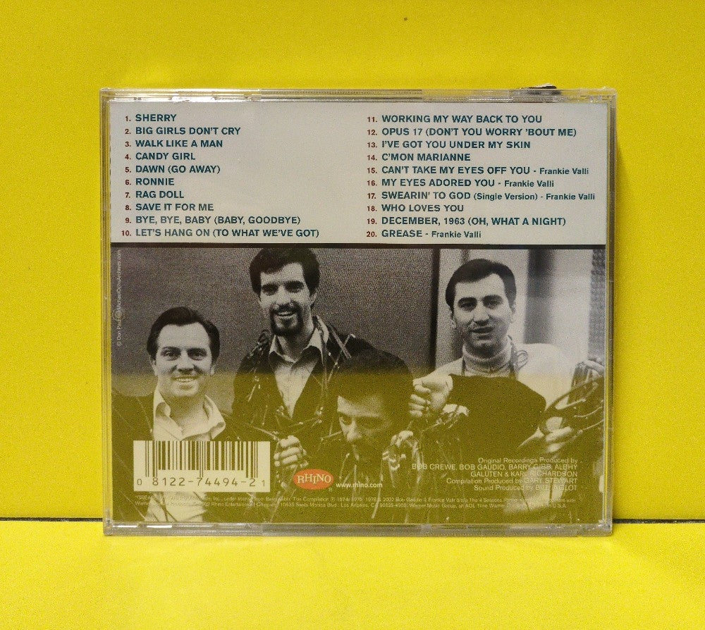 Frankie Valli And The The Four Seasons - The Very Best Of Frankie Valli And The Four Seasons - 2002 - R2 74494 - New - Sealed - CDs