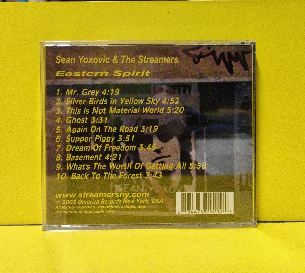 Sean Yoxovic & The Streamers - Eastern Spirit - 2003 - 02 S0912-1 - New - Sealed - CDs