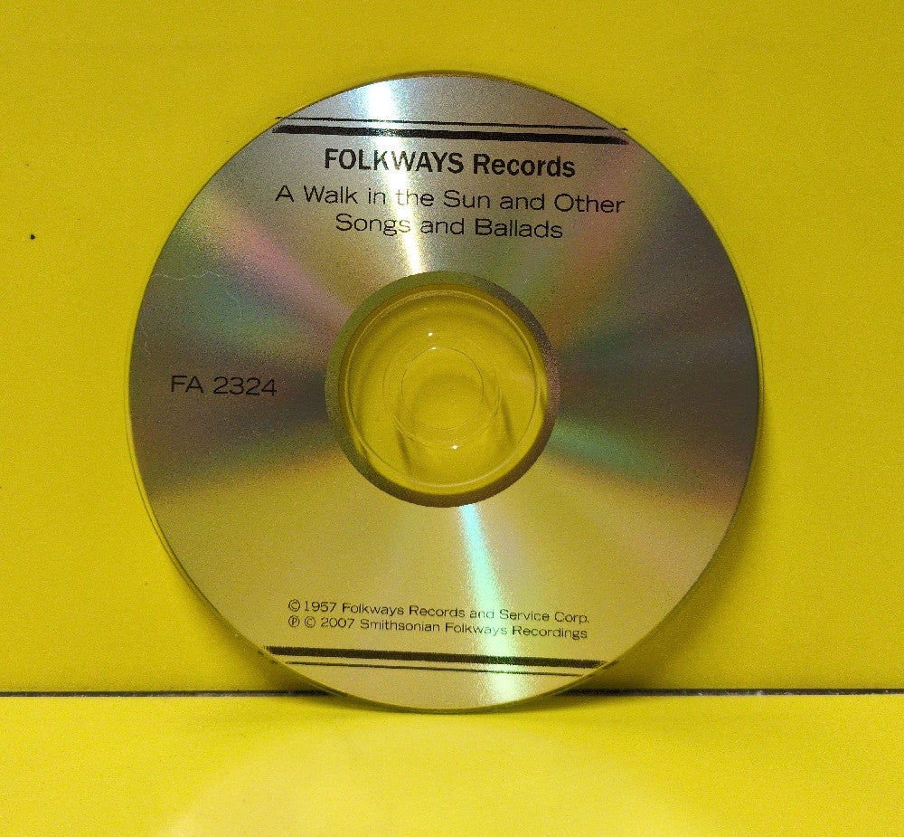 Earl Robinson - A Walk In The Sun and Other Songs and Ballads - 2007 - FA 2324 - Used - EX - CDs - Enhanced - Remastered - Mono