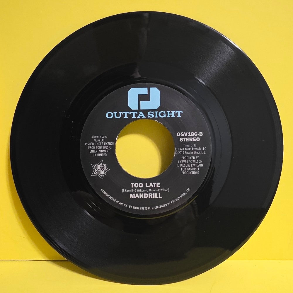 Jeff Perry / Mandrill - Love Don't Come No Stronger - 2019 - OSV186 - Used - EX - Vinyl