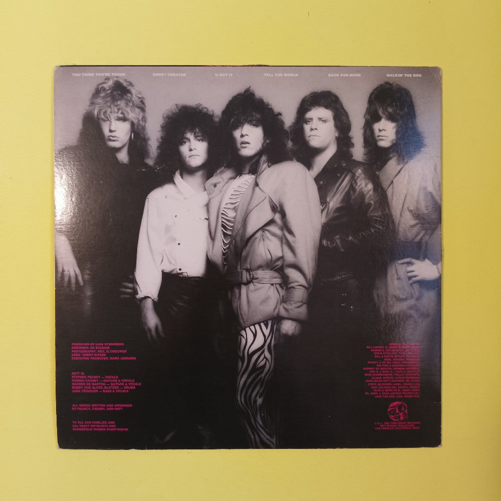 Ratt - Ratt Self Titled - 1983 - TC 2203 - Used - VG+ - Vinyl