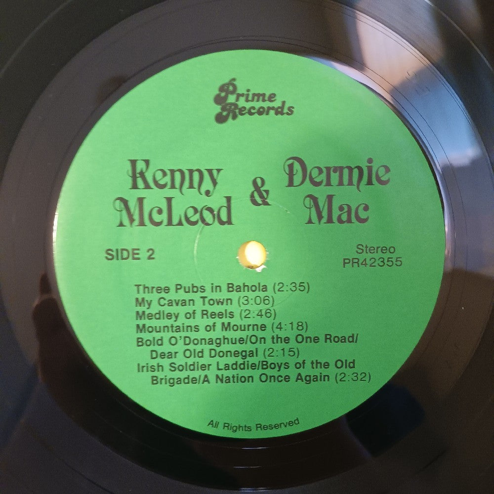 Kenny McLeod & Dermie Mac - Kenny & Dermie AUTOGRAPHED - 1983 - PR 42355 - Used - VG++ - Vinyl