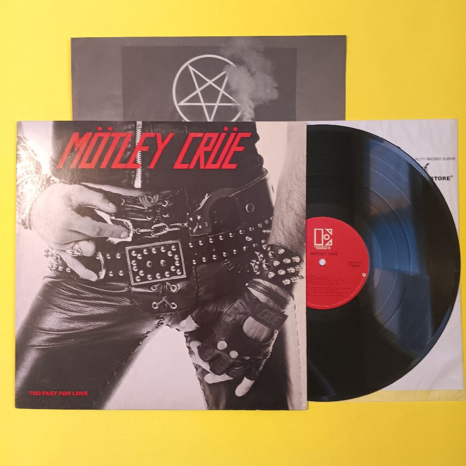 Mötley Crüe - Too Fast For Love - 1982 - 60174-1 Y - Used - VG++ - Vinyl