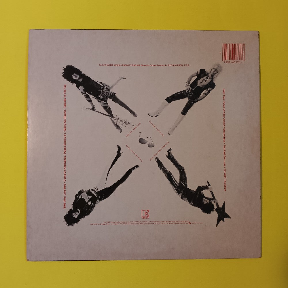 Mötley Crüe - Too Fast For Love - 1982 - 60174-1 Y - Used - VG++ - Vinyl