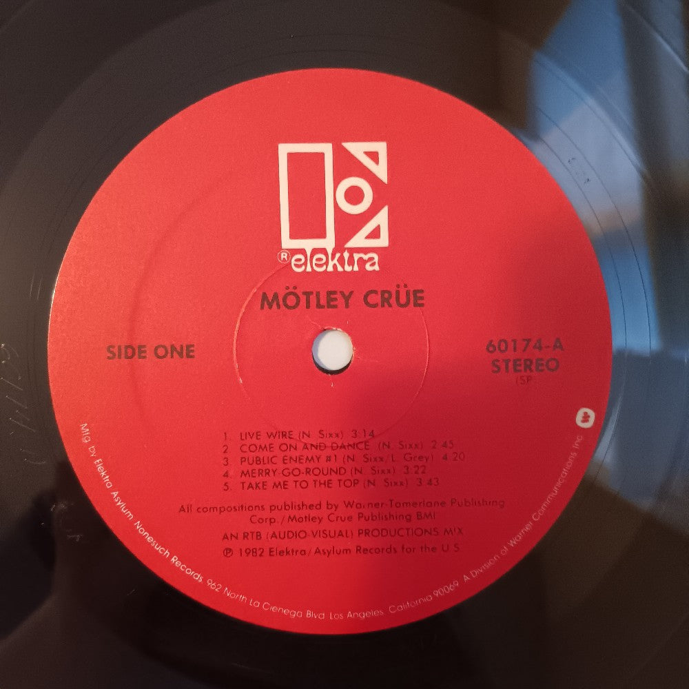 Mötley Crüe - Too Fast For Love - 1982 - 60174-1 Y - Used - VG++ - Vinyl