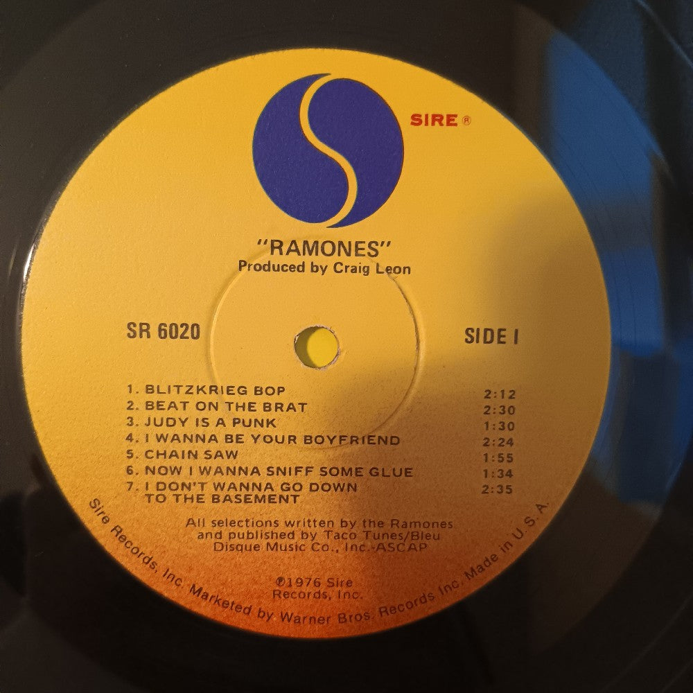 Ramones - Ramones Self Titled - 1978 - SR 6020 - Used - VG++ - Vinyl