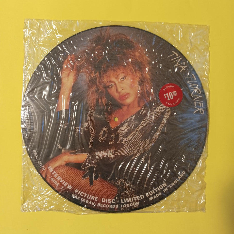 Tina Turner - Limited Edition Interview Picture Disc  - 1985 - BAK 2076 - New - Sealed - Vinyl