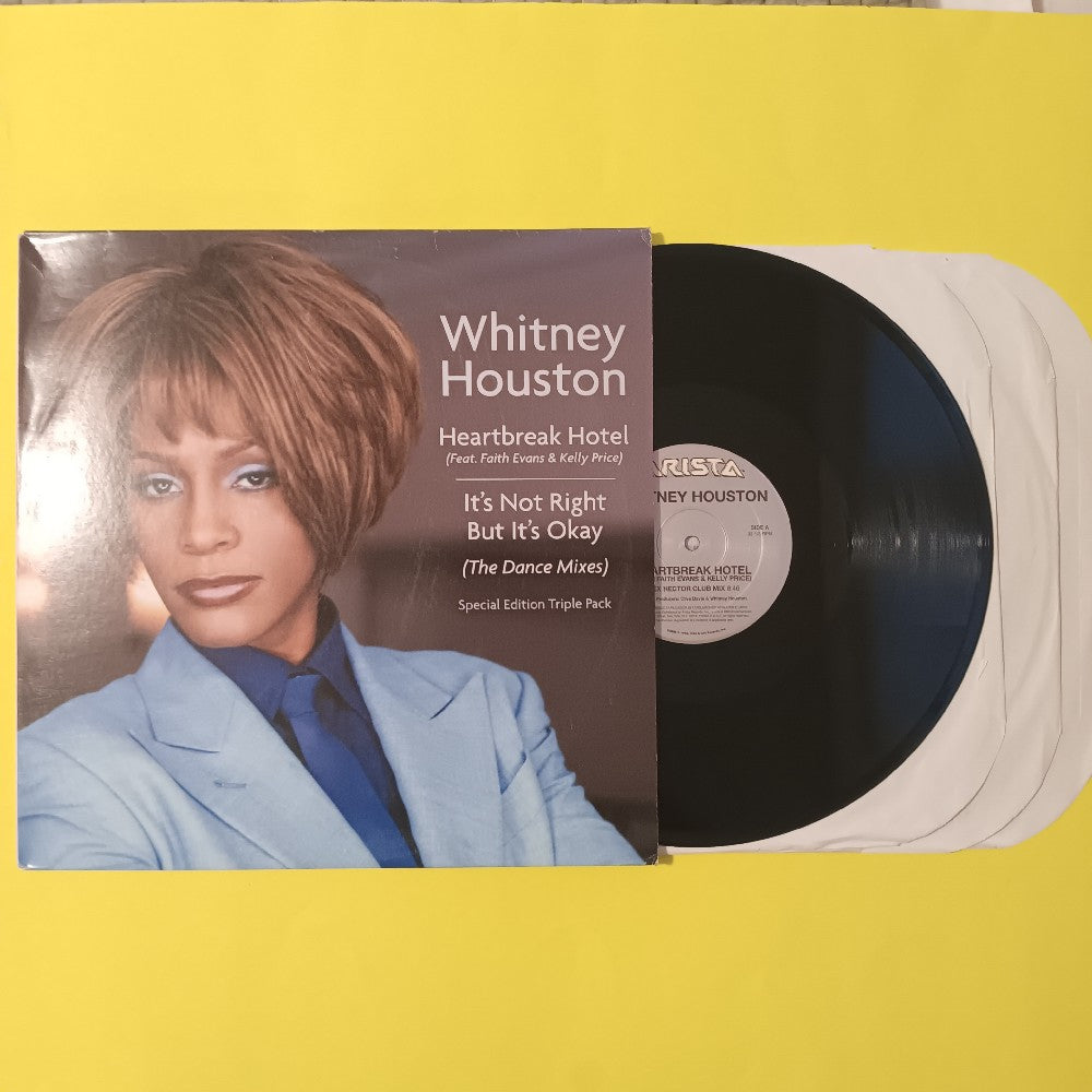 Whitney Houston Faith Evans Kelly Price - Heartbreak Hotel 3x 12" - 1999 - 07822-13613-1 - Used - VG++ - Vinyl