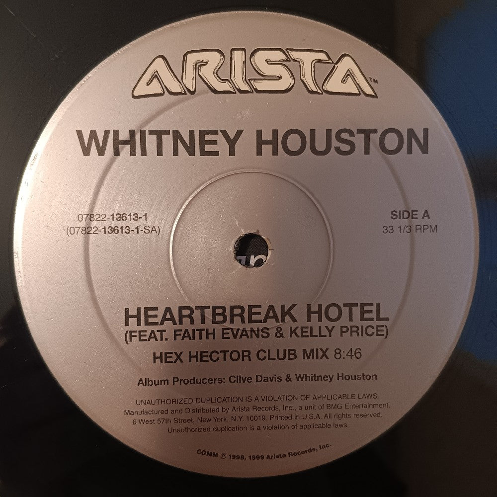 Whitney Houston Faith Evans Kelly Price - Heartbreak Hotel 3x 12" - 1999 - 07822-13613-1 - Used - VG++ - Vinyl