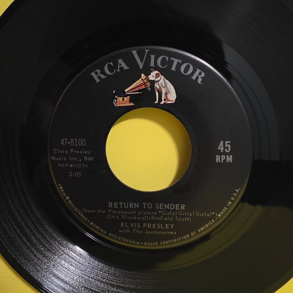 Elvis Presley  - Retur To Sender - 1962 - 47-8100 - Used - VG++ - Vinyl