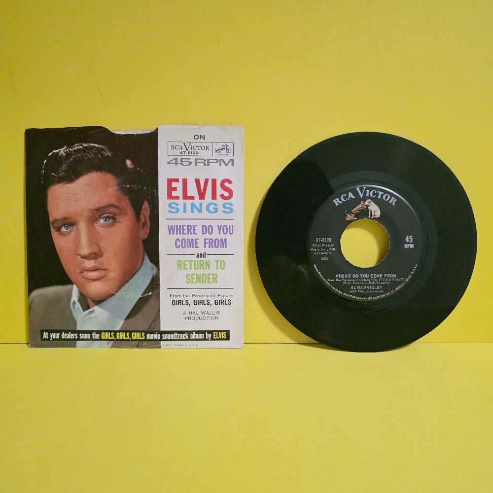 Elvis Presley  - Retur To Sender - 1962 - 47-8100 - Used - VG++ - Vinyl