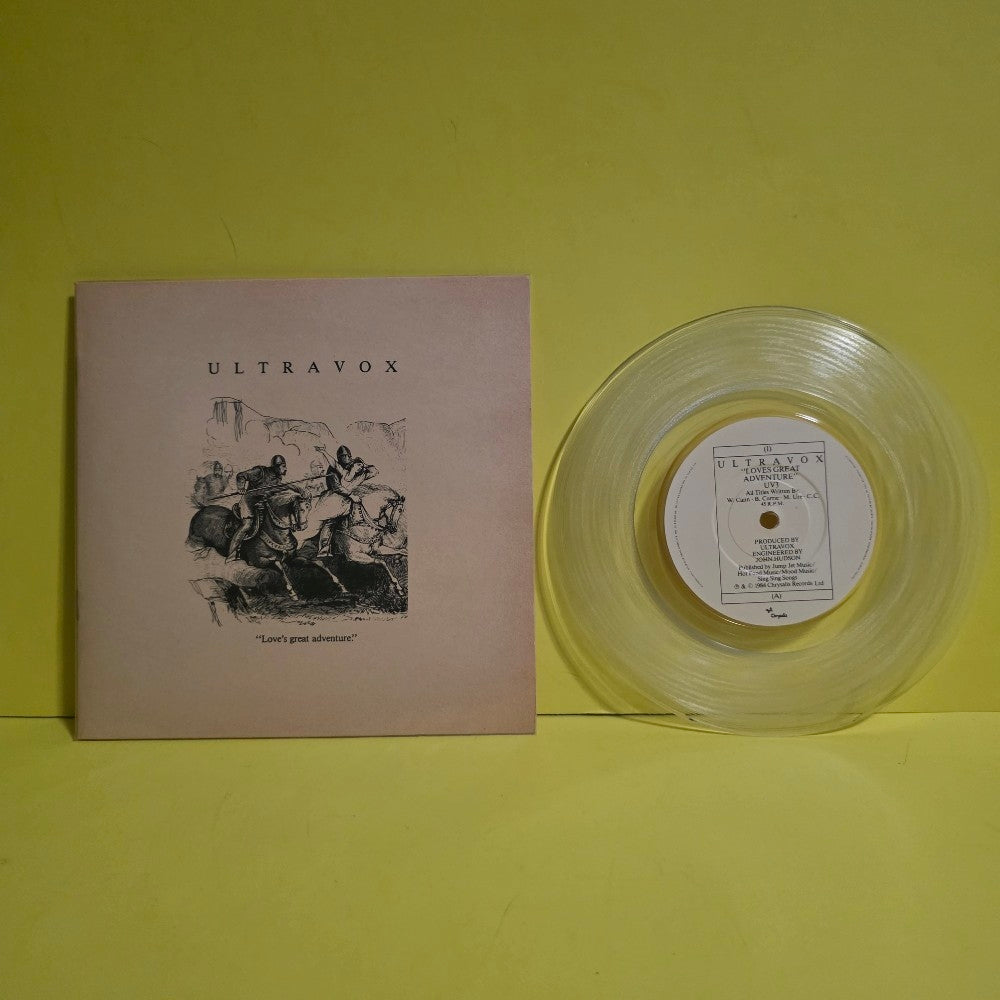 Ultravox  - Love's Great Adventure (Extended Version) Clear Vinyl  - 1984 - UV3 - Used - NM - Vinyl