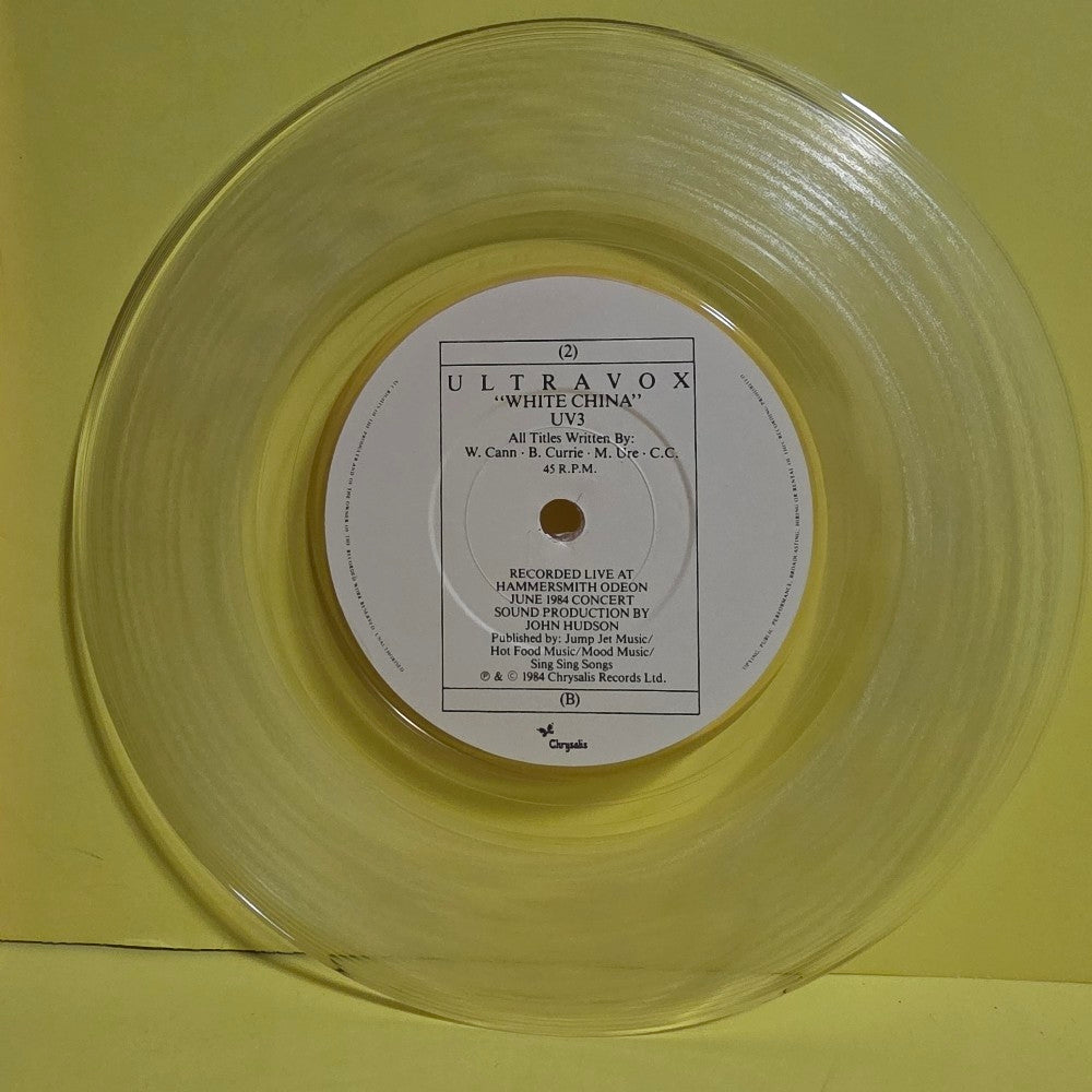 Ultravox  - Love's Great Adventure (Extended Version) Clear Vinyl  - 1984 - UV3 - Used - NM - Vinyl