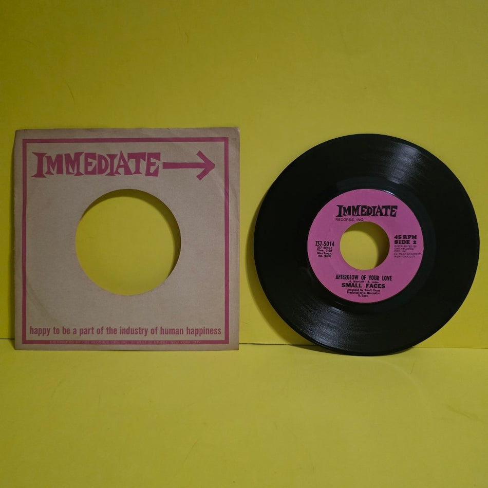 Small Faces - Afterglow Of Your Love - 1969 - ZST-5014 - Used - VG++ - Vinyl