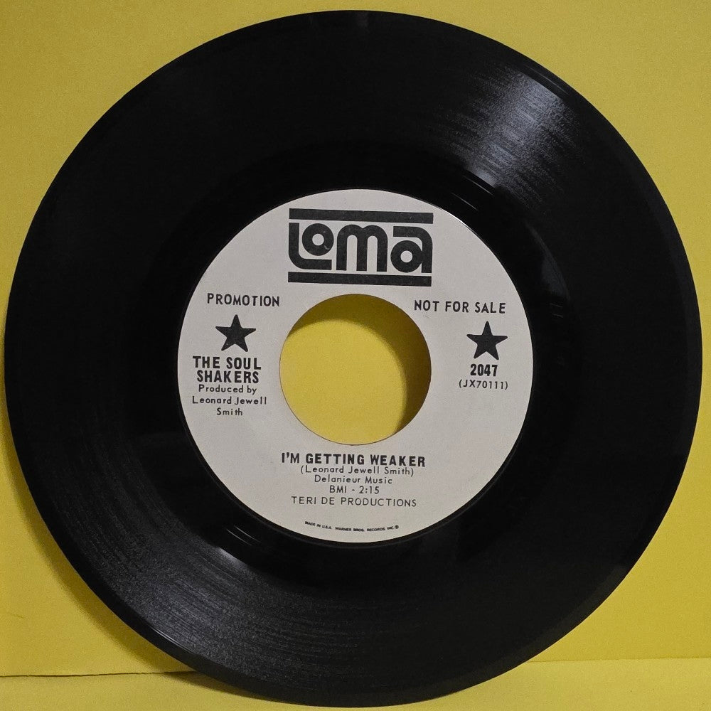 The Soul Shakers  - It's Love ( Cause I Feel It ) Promo  - 1966 - 2047 - Used - EX - Vinyl