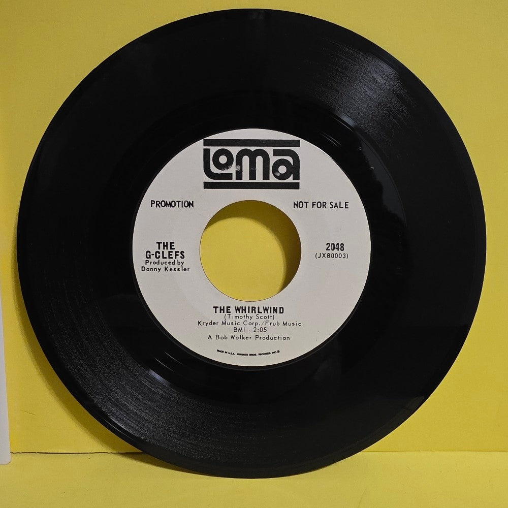 The G-Clefs - I Can't Stand It / The Whirlwind / Rare Promo  - 1966 - 2048 - Used - VG+ - Vinyl