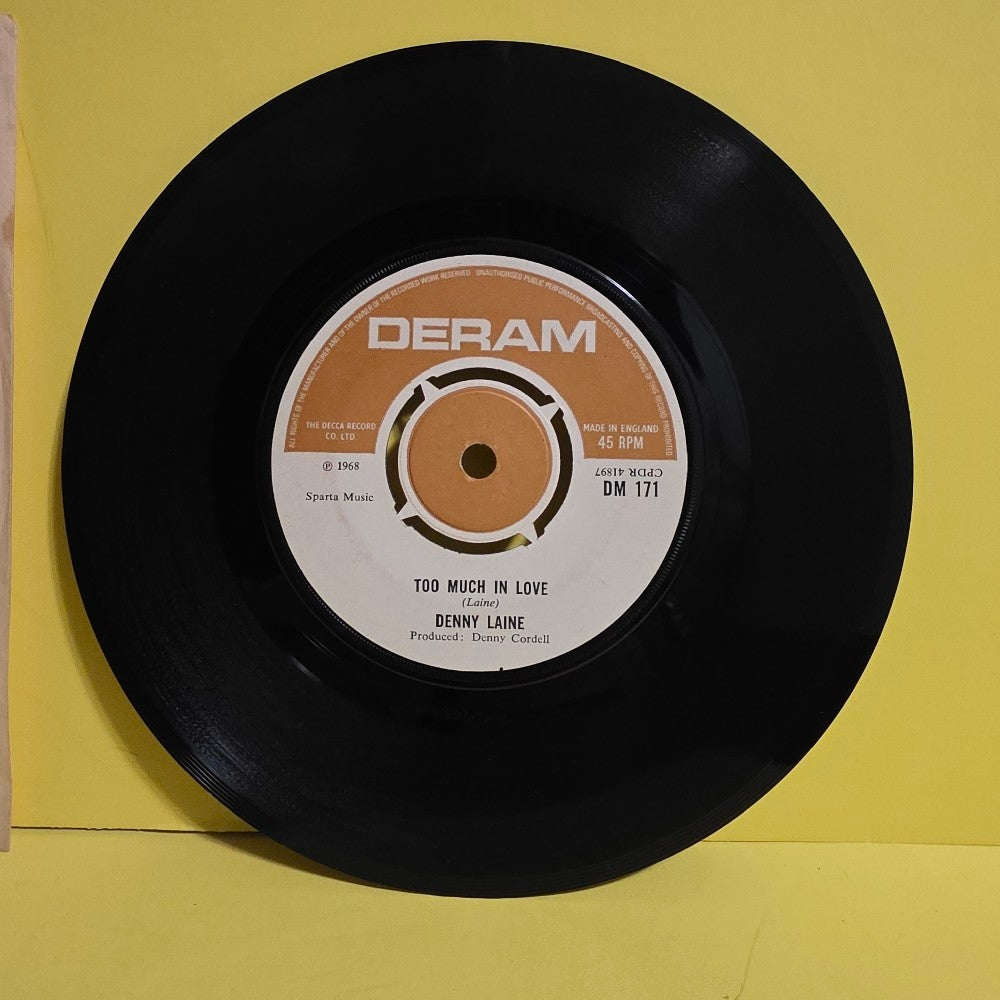Danny Laine - Too Much In Love - 1968 - DM 171 - Used - EX - Vinyl