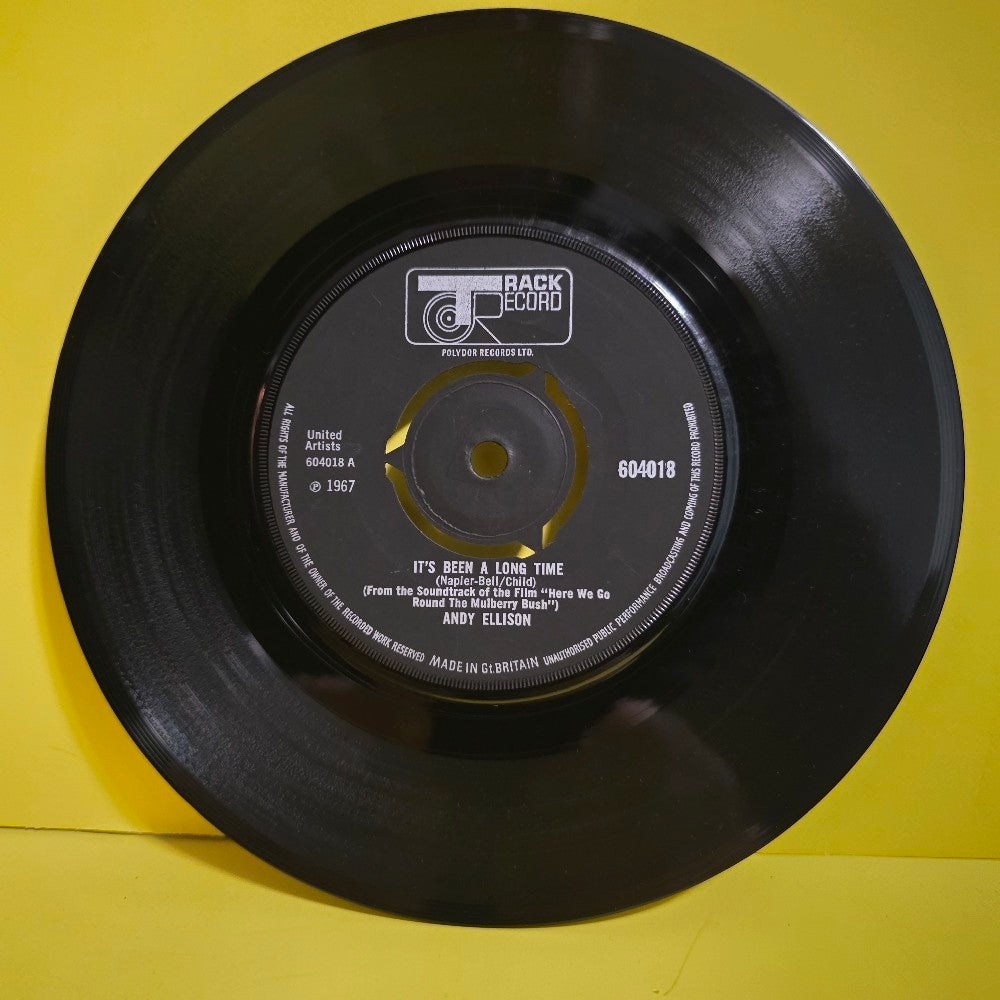 Andy Ellison  - It's Been A Long Time - 1967 - 604018 - Used - VG+ - Vinyl