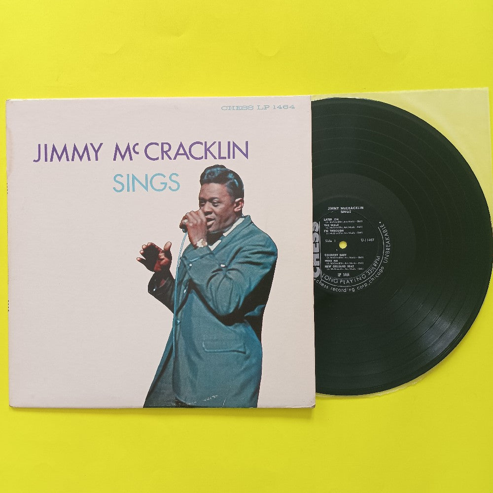 Jimmy McCracklin - Jimmy McCracklin Sings OG - 1962 - Chess Lp 1464 - Used - VG+ - Vinyl