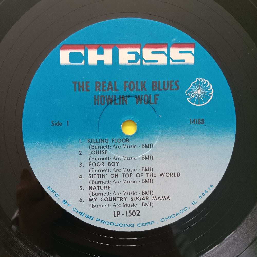 Howlin' Wolf - The Real Folk Blues OG MONO - 1966 - Chess LP 1502 - Used - VG+ - Vinyl