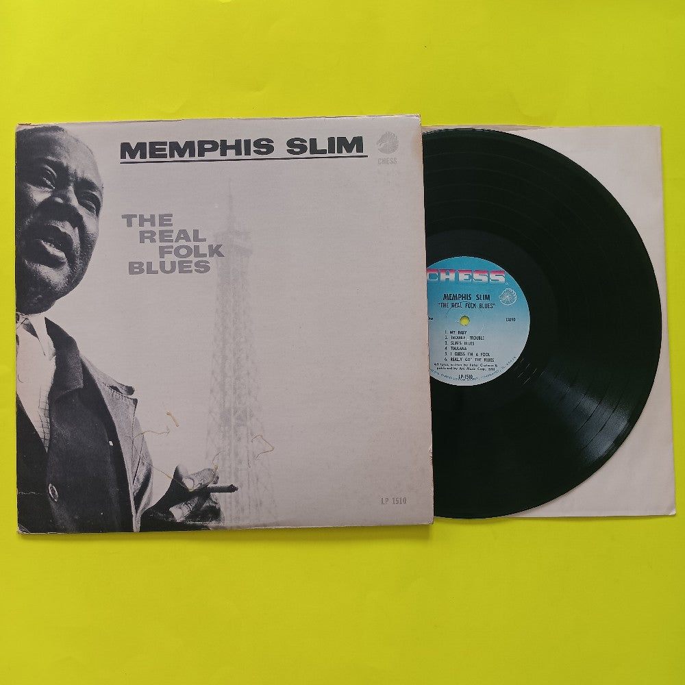 Memphis Slim - The Real Folk Blues OG MONO - 1966 - Chess LP 1510 - Used - VG+ - Vinyl