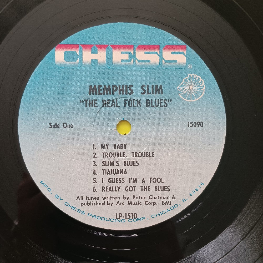 Memphis Slim - The Real Folk Blues OG MONO - 1966 - Chess LP 1510 - Used - VG+ - Vinyl