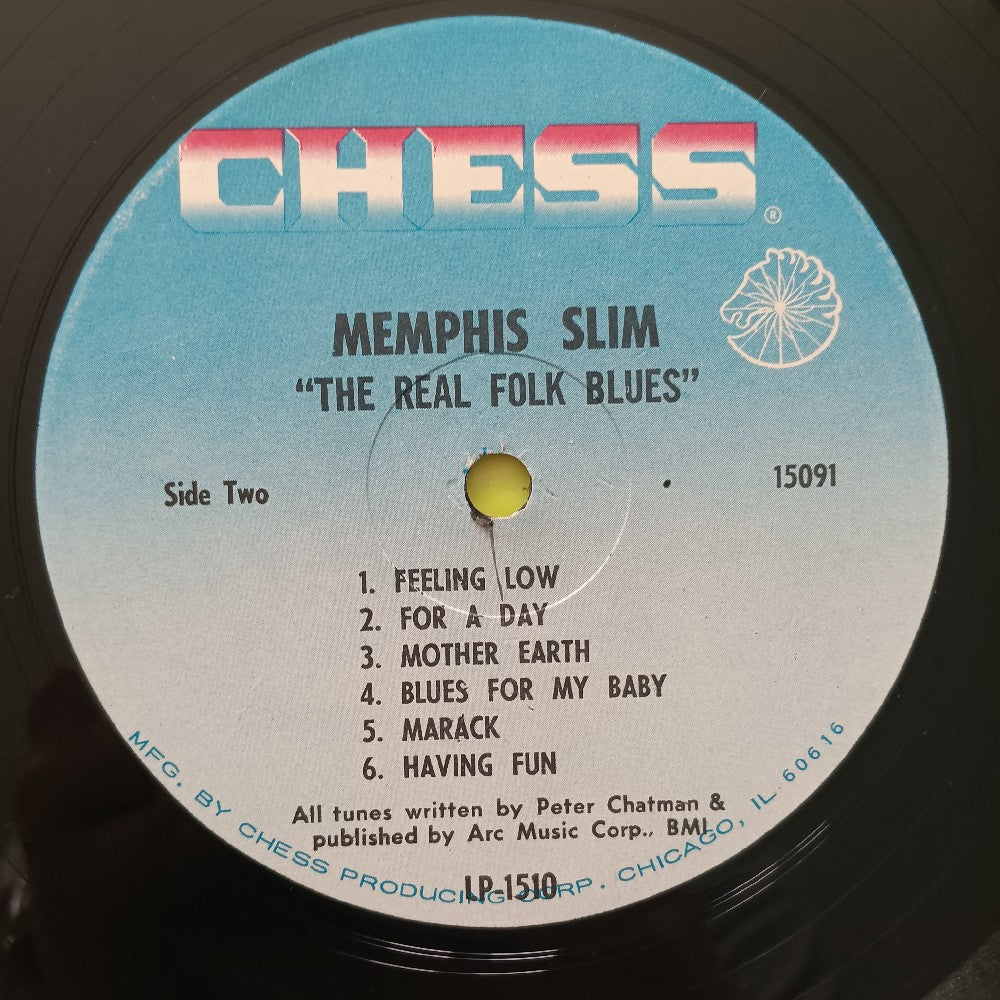 Memphis Slim - The Real Folk Blues OG MONO - 1966 - Chess LP 1510 - Used - VG+ - Vinyl
