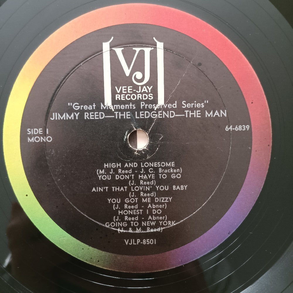 Jimmy Reed - The Legend - The Man OG MONO - 1964 - VJLP 8501 - Used - VG+ - Vinyl