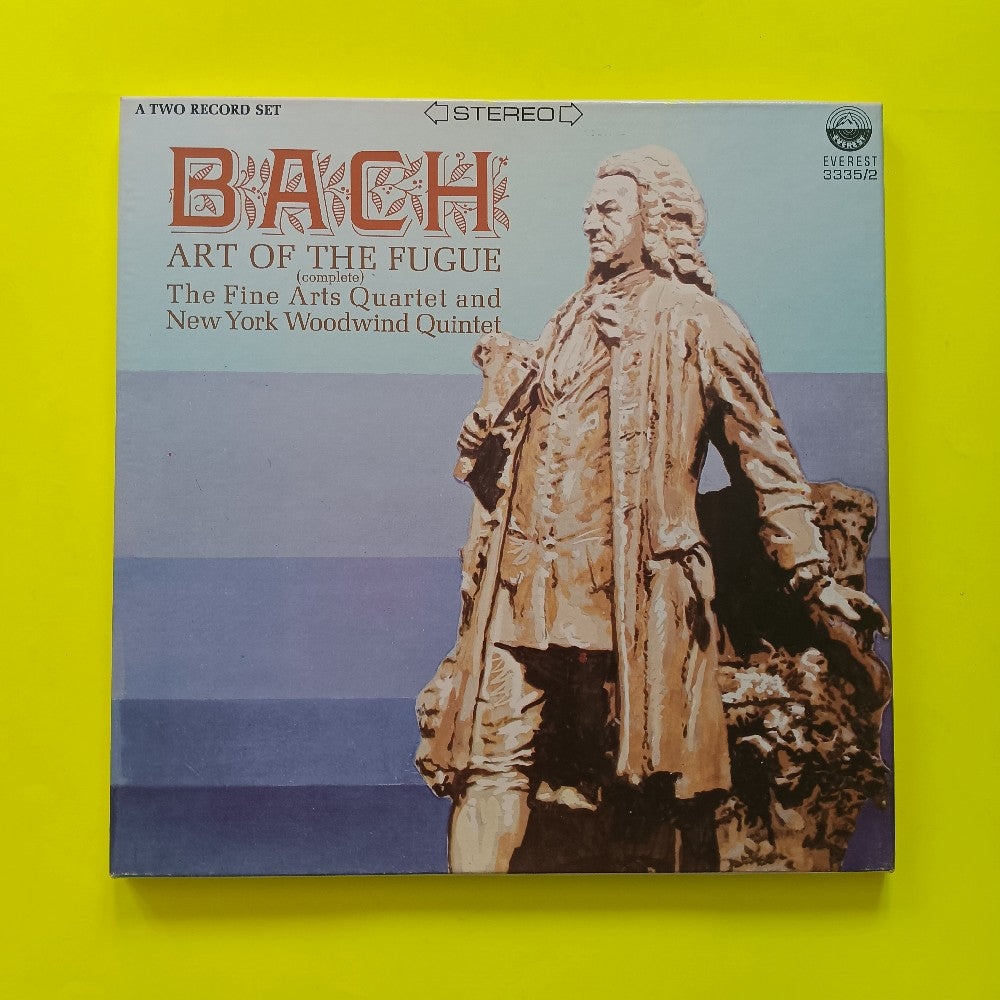 Bach: Fine Arts Quartet - Art Of The Fugue Complete 2LP Box Set - 1974 - 3335/2 - Used - VG++ - Vinyl