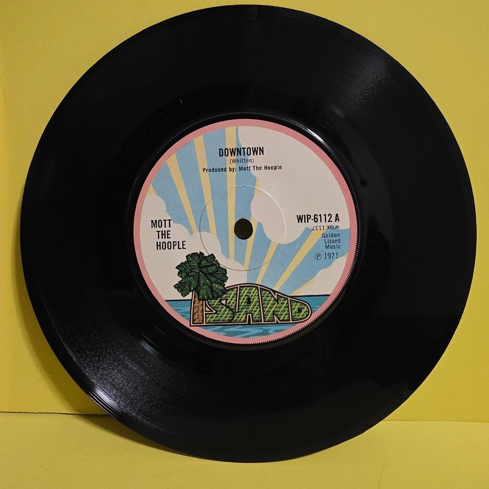 Motto The Hoople - Downtown / Home 7" Vinyl  - 1971 - WIP-6112 - Used - VG++ - Vinyl