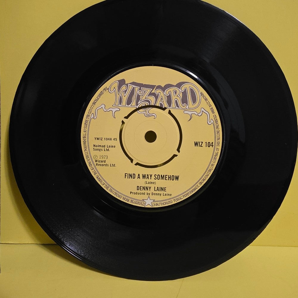 Danny Lane - Find A Way Somehow / 7" Promo  - 1973 - WIz 104 - Used - EX - Vinyl