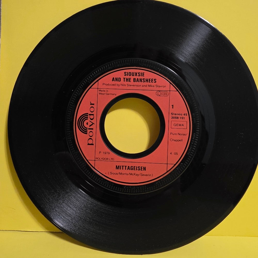 Siouxsie And The Banshees  - Mittageisen 7" Germany  - 1979 - 2959 151 - Used - EX - Vinyl