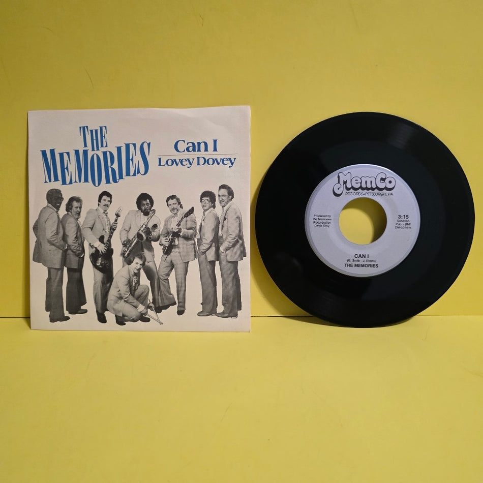 The Memories  - Can I / Love Dovey 7" Autographed  - 1991 - DM-5014 - Used - NM - Vinyl