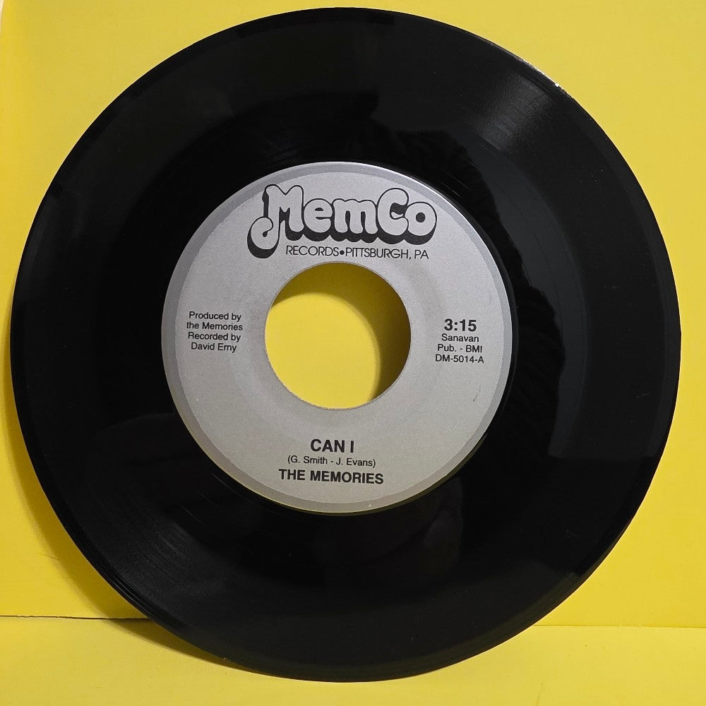 The Memories  - Can I / Love Dovey 7" Autographed  - 1991 - DM-5014 - Used - NM - Vinyl