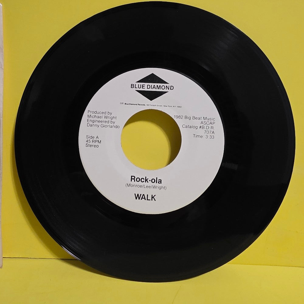 Walk - Rock-ola Rare 7" - 1982 - B.D.R. 707 - Used - VG++ - Vinyl