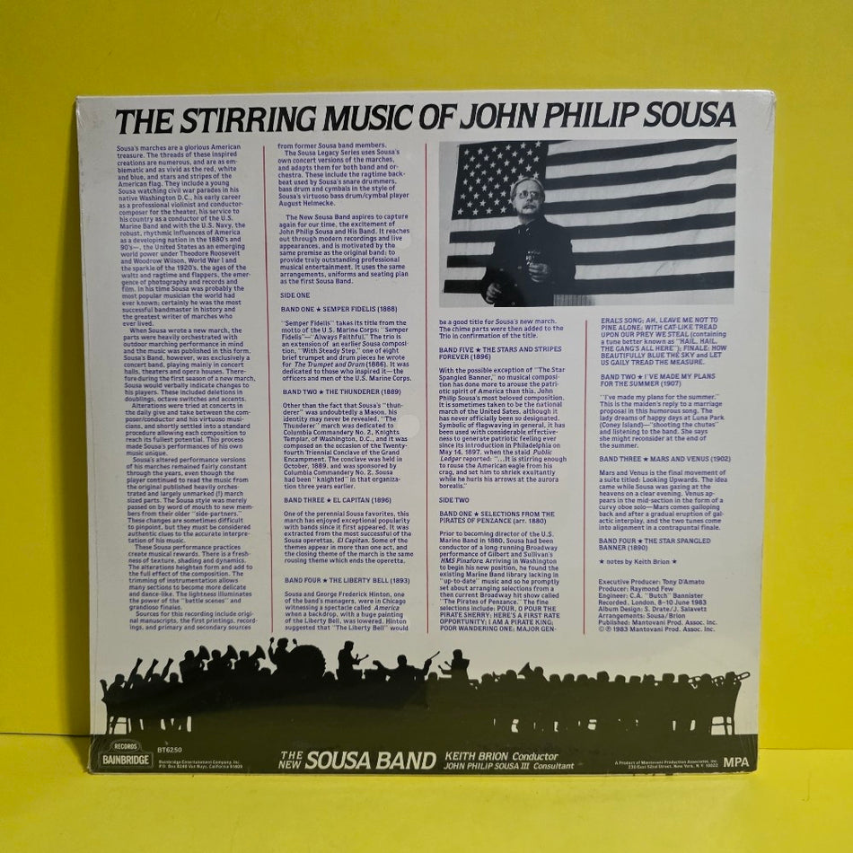 Keith Brion  - The Stars And Stripes Forever  - 1983 - BT6250 - New - Sealed - Vinyl